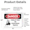 Signmission Forklift Only No Pedestrian Traffic, 14 in W x Rectangle, Vinyl Decal OS-2PACK-DS-D-1014-L-1264 - alternate 6